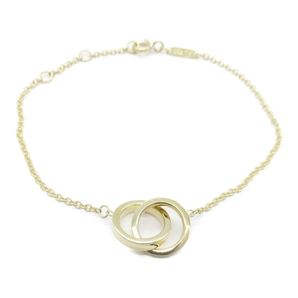 Tiffany 1875 Interlocking Circle Chain Bracelet Y… - image 1